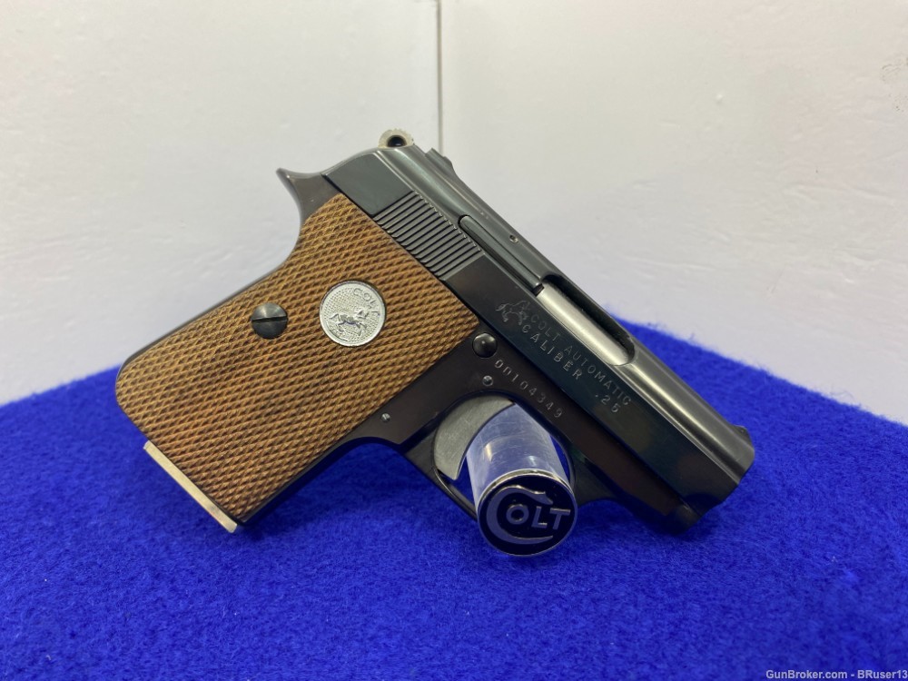 1973 Colt Junior .25 ACP Blue 2 1/4" *THE ULTIMATE POCKET PISTOL* Amazing  -img-12