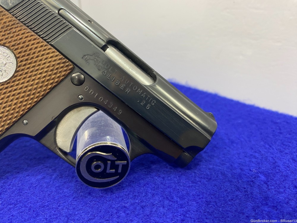 1973 Colt Junior .25 ACP Blue 2 1/4" *THE ULTIMATE POCKET PISTOL* Amazing  -img-17