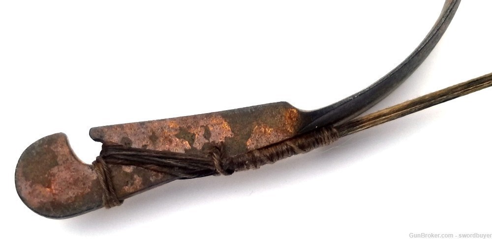 Original Antique 19th century Indo-Persian Mughal Warrior Steel Bow -img-10
