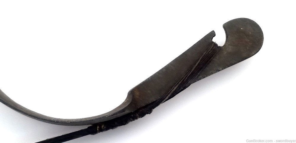 Original Antique 19th century Indo-Persian Mughal Warrior Steel Bow -img-7