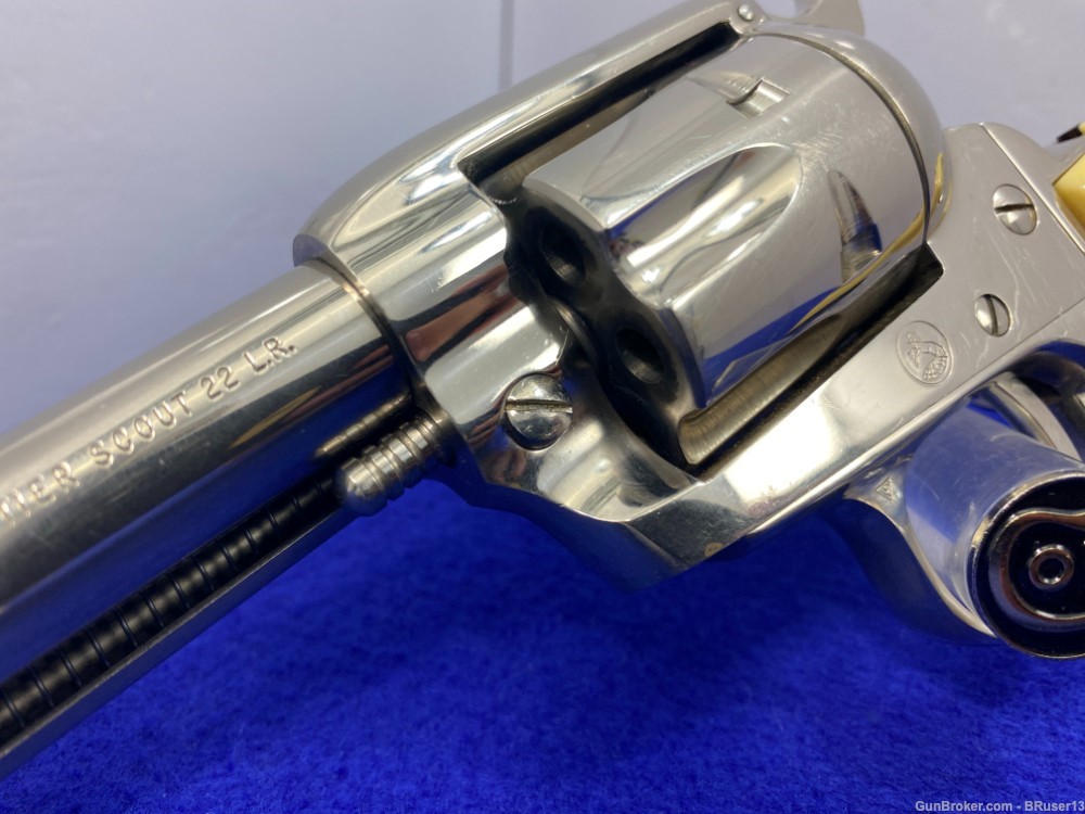 1961 Colt Frontier Scout .22LR Nickel 4.75" -DESIRABLE K-SERIES-Collectible-img-9