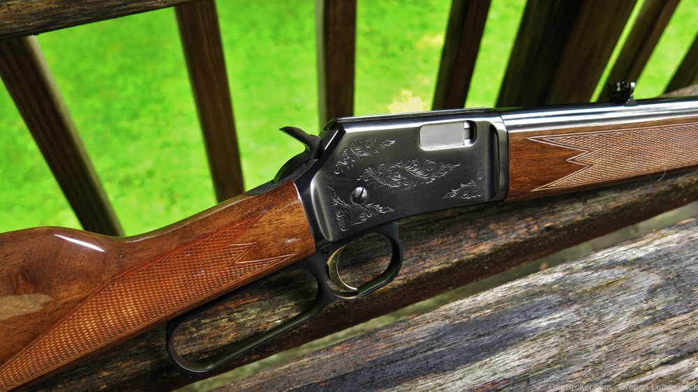 Browning BL-22 Grade II Deluxe 22 LR Lever Action Near Mint Early from 1972-img-1