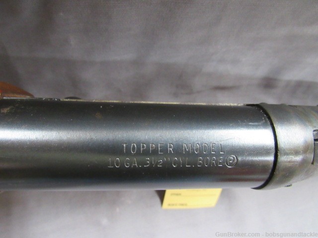 H&R Harrington & Richardson Topper 10 Gauge 3.5" Chamber Cylinder Bore-img-13