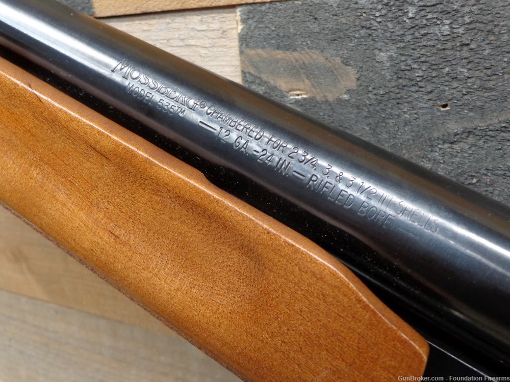 Mossberg 535 12ga Pump Shotgun Rifled Bore  w/ Nikon Prostaff 3-7 Scope -img-3