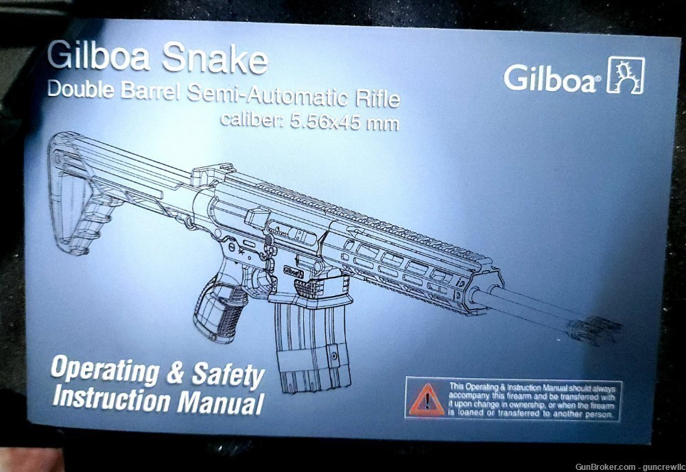 Gilboa Snake DBR AR-15 NEW Double Barrel Rifle AR15 5.56 223 SOLD-img-5