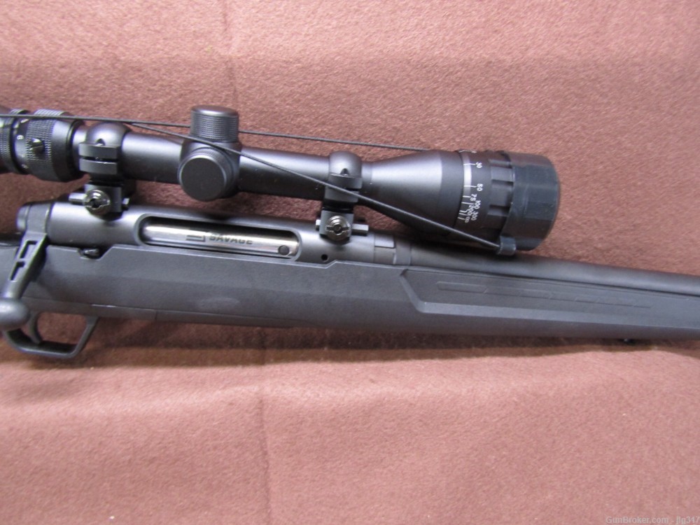 Savage Axis 6.5 Creedmoor Bolt Action Rifle Bushnell 4-12x40 Like New-img-2