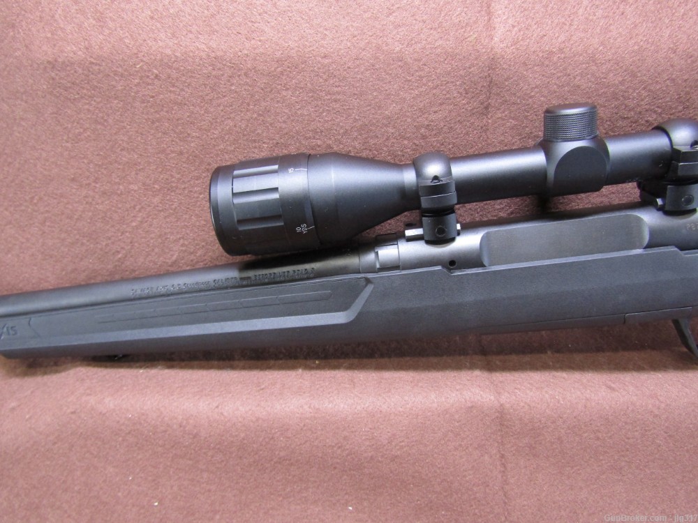 Savage Axis 6.5 Creedmoor Bolt Action Rifle Bushnell 4-12x40 Like New-img-13