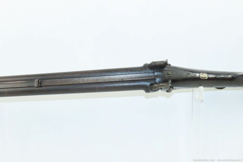  New York J.M. CASWELL Antique SxS AMERICAN Rifle & 20g. Shotgun Combo-img-14