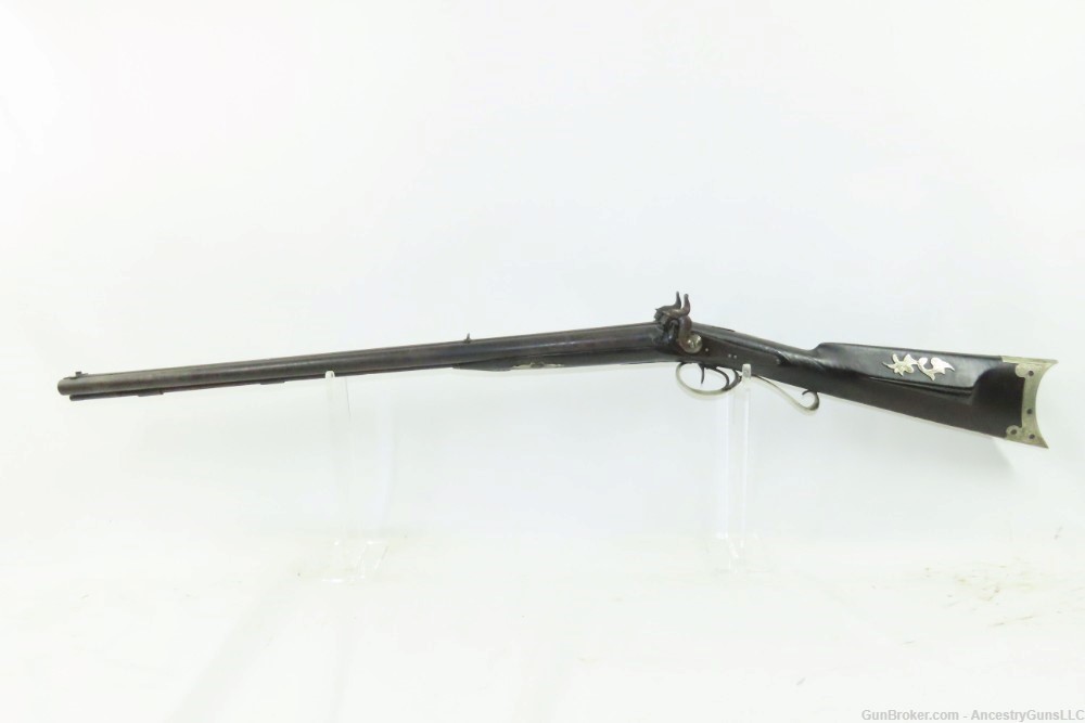  New York J.M. CASWELL Antique SxS AMERICAN Rifle & 20g. Shotgun Combo-img-1