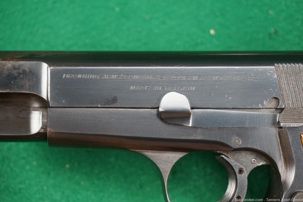 Custom 1969 FN Belgian Browning Hi-Power Target 9 9mm 4-5/8" Belgium-img-2