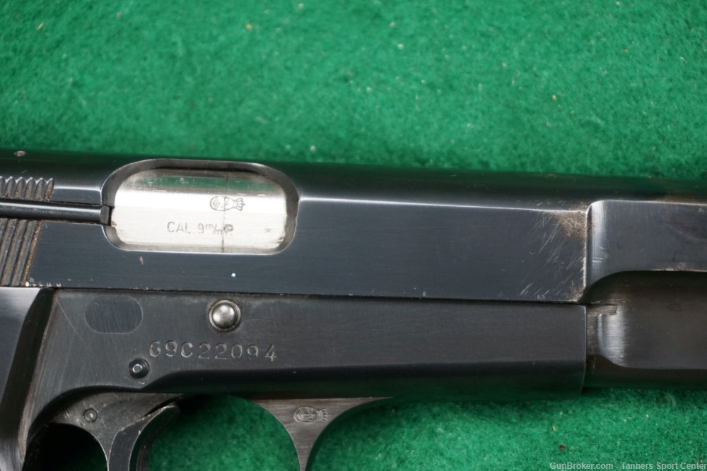 Custom 1969 FN Belgian Browning Hi-Power Target 9 9mm 4-5/8" Belgium-img-14