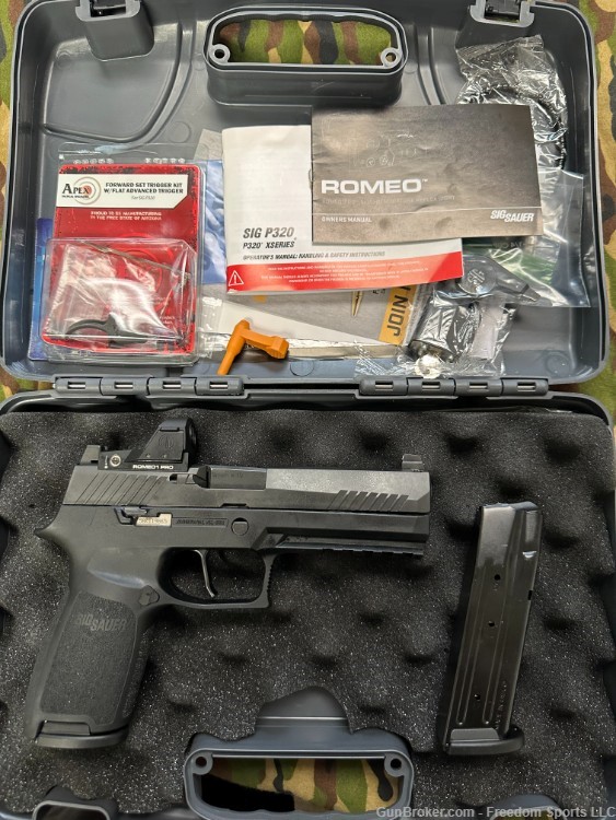 Sig 320F -9-B-RXP With ROMEO1 PRO and "APEX TRIGGER", Excellent-img-0