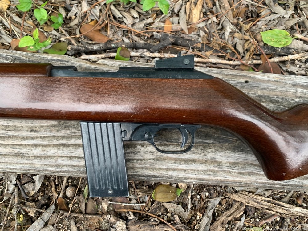 Erma Werke M1 Carbine Style 22 Magnum 19” PENNY NO RESERVE .01 -img-6
