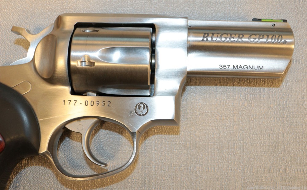 Ruger GP100 Stainless 357 Mag 6 Shot Revolver Factory Case-img-8