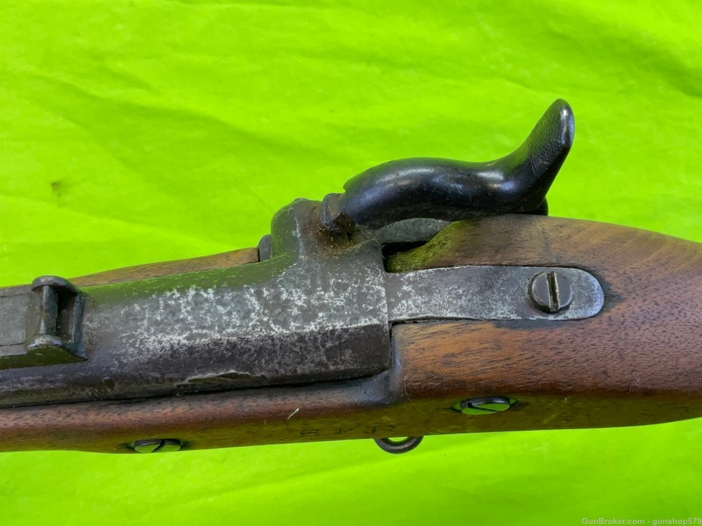 Civil War Springfield 1861 Contract Musket 58 Cal E Robinson NY MFG 1863-img-26