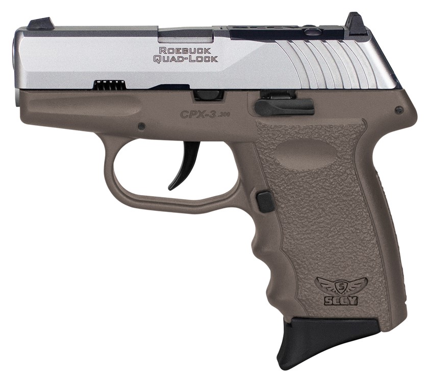 SCCY Industries CPX-3 Red Dot Ready 380 ACP Pistol 2.96 FDE CPX3TTDERDRG3-img-1
