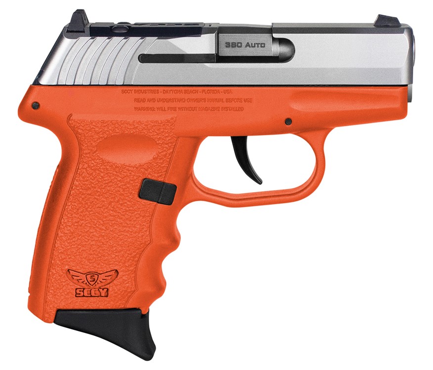 SCCY Industries CPX-3 Red Dot Ready 380 ACP Pistol 2.96 Orange CPX3TTORRDRG-img-0