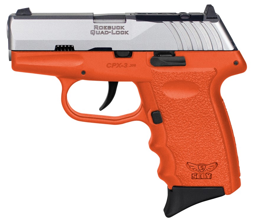 SCCY Industries CPX-3 Red Dot Ready 380 ACP Pistol 2.96 Orange CPX3TTORRDRG-img-1