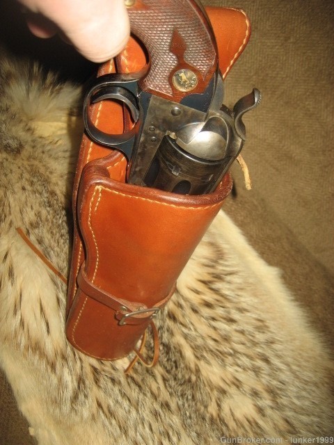 VINTAGE ARVO OJALA GUNSLINGER HOLSTER COLT/RUGER 7.5" BARREL "RARE" !-img-3