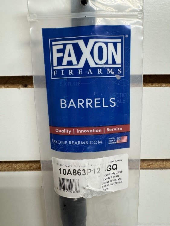 FAXON FIREARMS AR10 DUTY SERIES BIG GUNNER 8.6 BLACKOUT 12” BARREL- BLACK-img-1