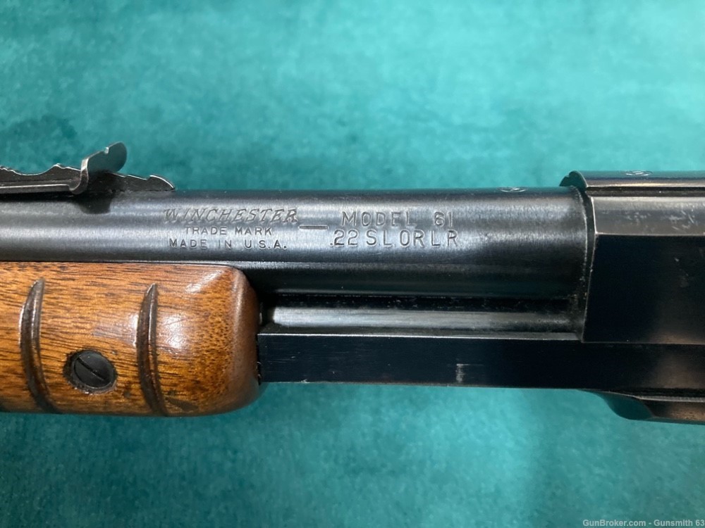 Winchester model 61 pump rifle .22 S, L, LR-img-16