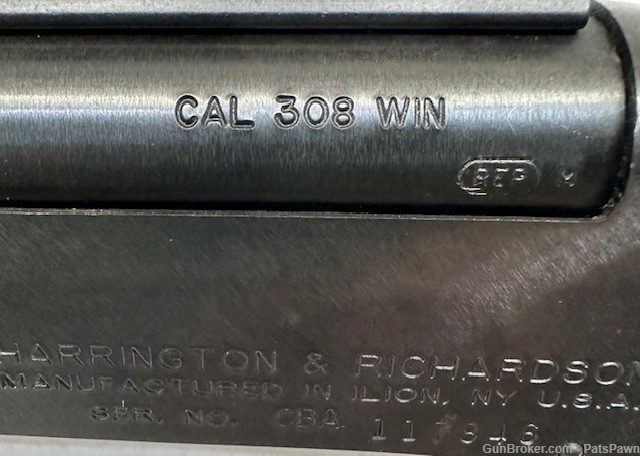 Harrington & Richardson Handi Rifle 308 win Rifle Preowned-img-1