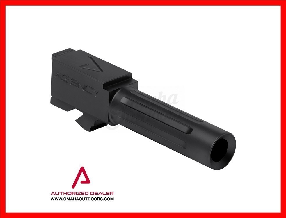 Agency Arms Midline Barrel For Glock 26 Gen 3/4 9mm Straight Fluted --img-0