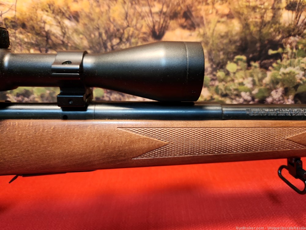 Savage model 93R17 left hand bolt action with scope in 17hmr-img-4