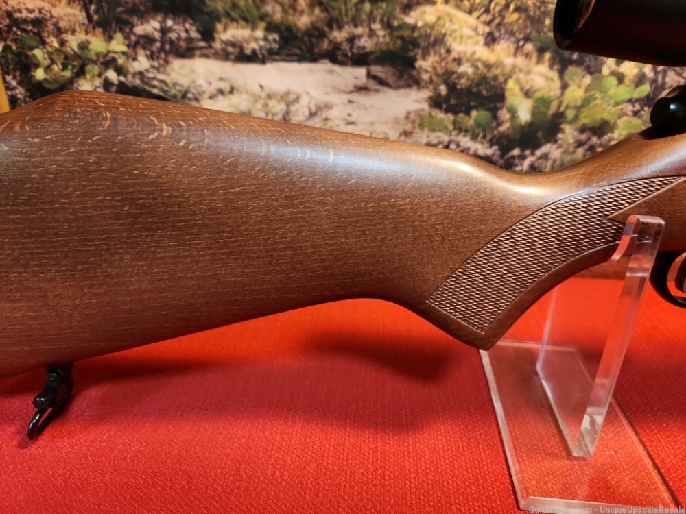 Savage model 93R17 left hand bolt action with scope in 17hmr-img-2