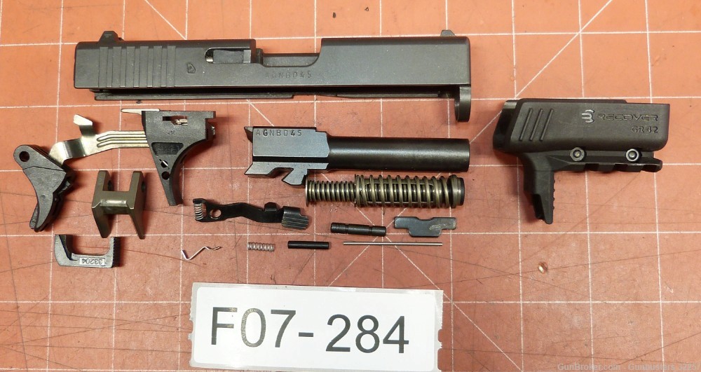 Glock 42 Unknown Gen .380, Repair Parts F07-284-img-0