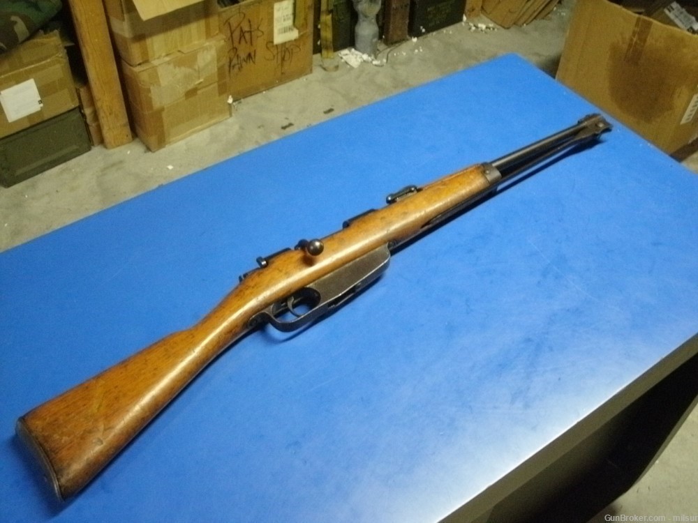 ITALIAN 6.5X52 CARCANO CARBINE M1891 MOSCHETTO MADE BY FNA 41-img-0