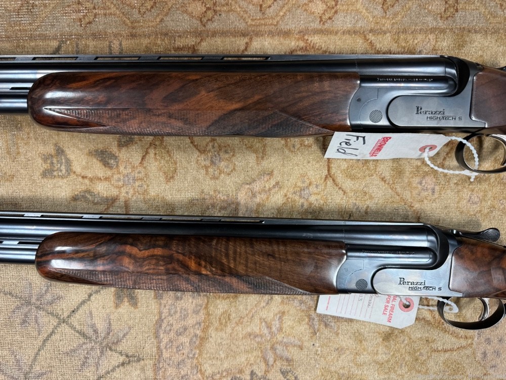 Matched Pair 12 Bore Perazzi High Tech S with SCO wood-img-6