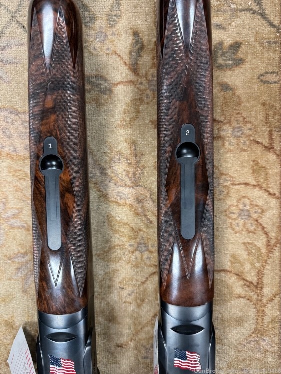 Matched Pair 12 Bore Perazzi High Tech S with SCO wood-img-3