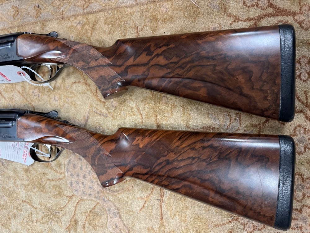 Matched Pair 12 Bore Perazzi High Tech S with SCO wood-img-5