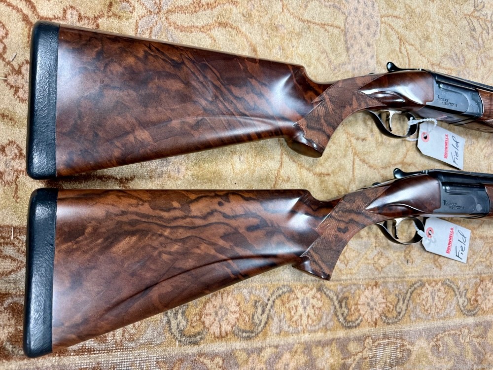 Matched Pair 12 Bore Perazzi High Tech S with SCO wood-img-2