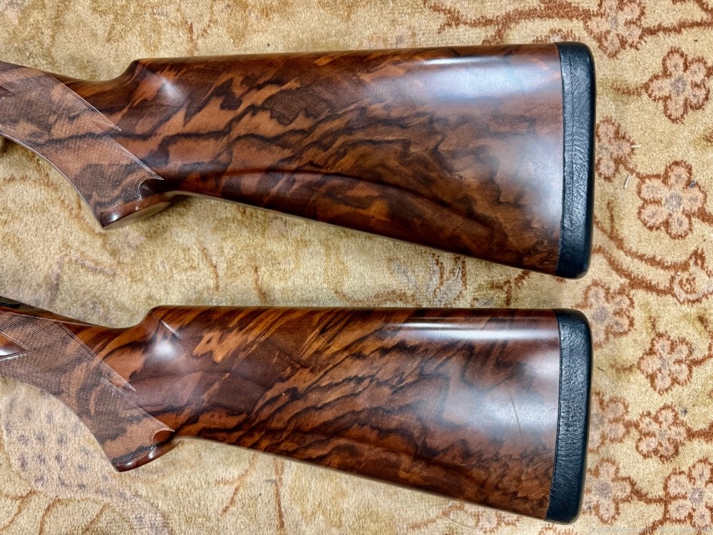 Matched Pair 12 Bore Perazzi High Tech S with SCO wood-img-8