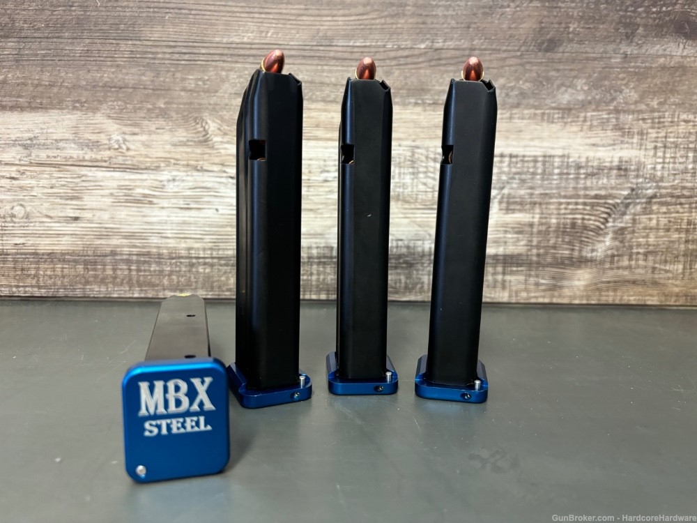 (4) Glock MBX Competition Magazines + MBX mag catch -img-1