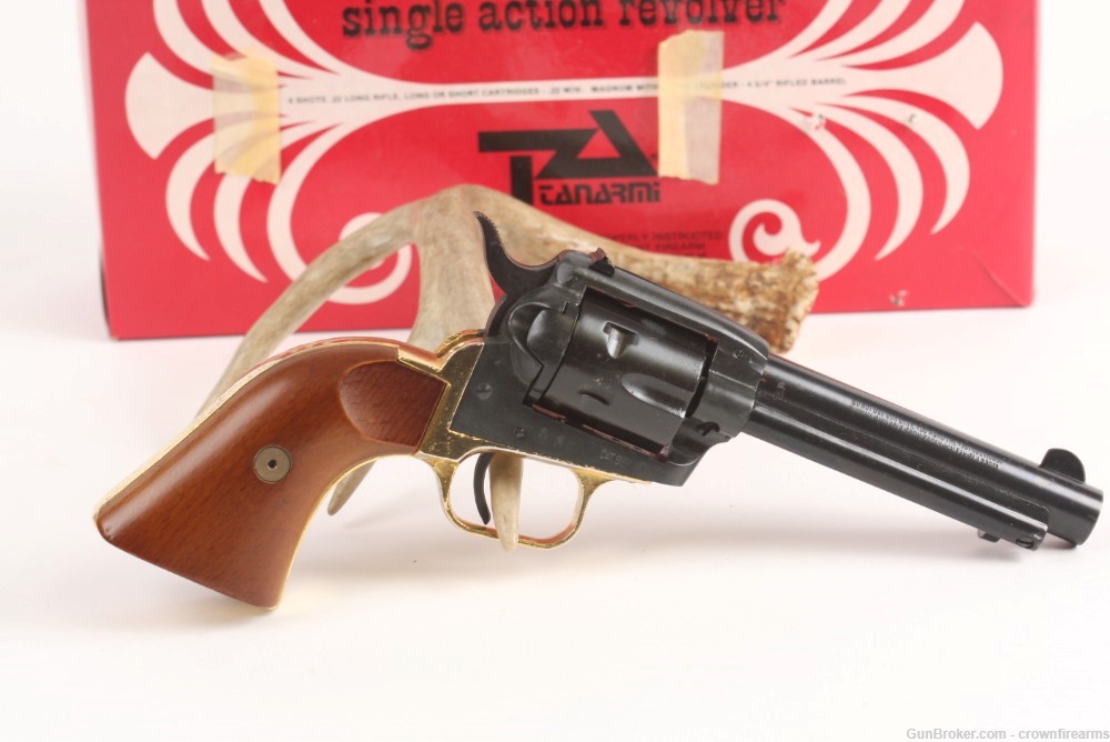 EXCAM BUFFALO SCOUT 22 LR AND MAG GOLD FINISH-img-8