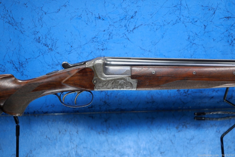 MERKEL 201E 12GA OVER & UNDER SHOTGUN ENGRAVED MFG IN GERMANY/1973/C&R ELIG-img-1