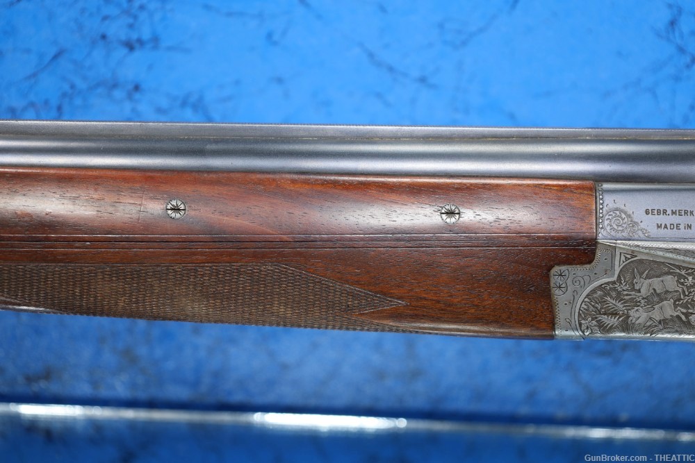 MERKEL 201E 12GA OVER & UNDER SHOTGUN ENGRAVED MFG IN GERMANY/1973/C&R ELIG-img-8