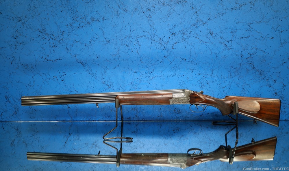 MERKEL 201E 12GA OVER & UNDER SHOTGUN ENGRAVED MFG IN GERMANY/1973/C&R ELIG-img-2