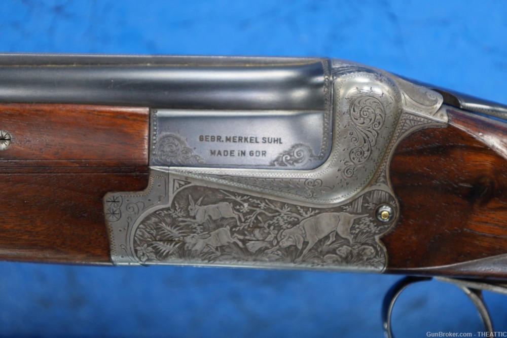 MERKEL 201E 12GA OVER & UNDER SHOTGUN ENGRAVED MFG IN GERMANY/1973/C&R ELIG-img-7