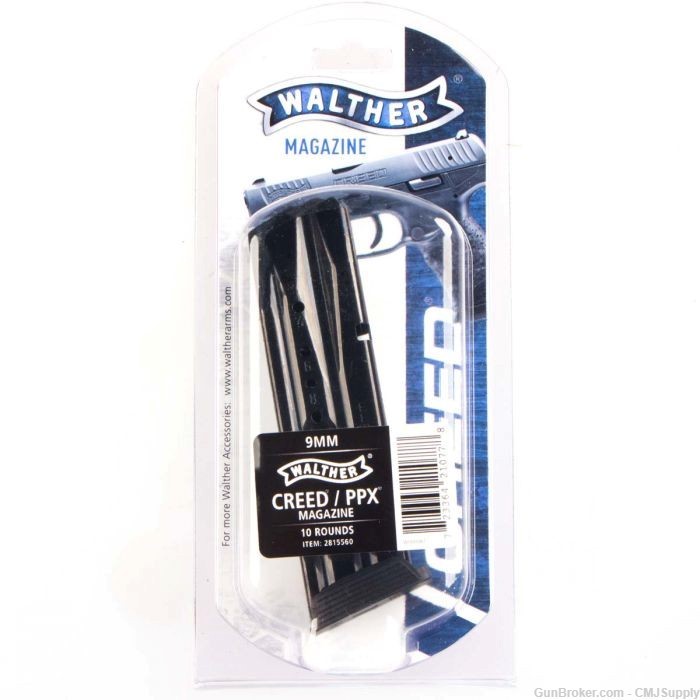 Walther CREED PPX M1 9mm 10rd Blue Factory Magazine-img-1