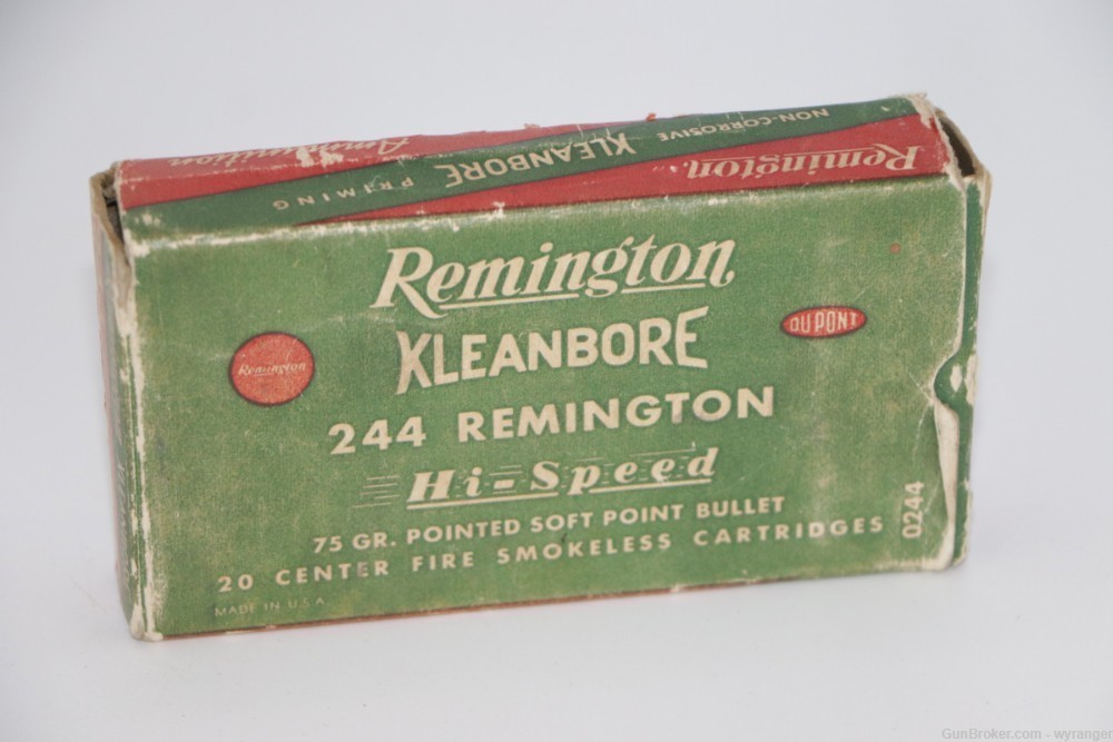 Remington Kleanbore .244 Remington Reloads for Brass - 20 Rounds-img-0