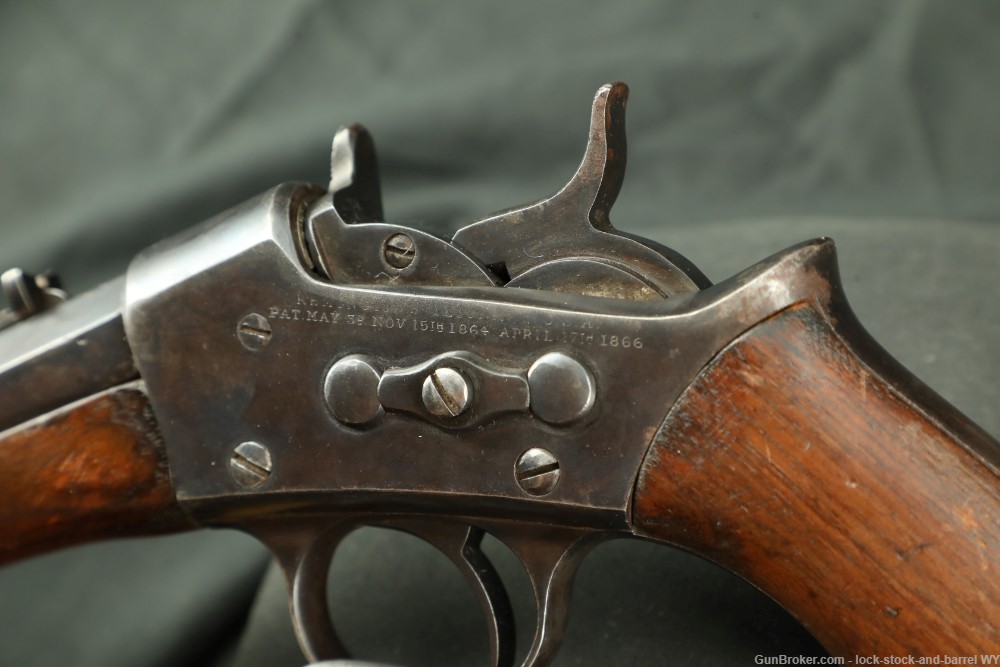 Remington Model 1891 .22 Short, Long Rolling Block Target Pistol, Antique-img-16