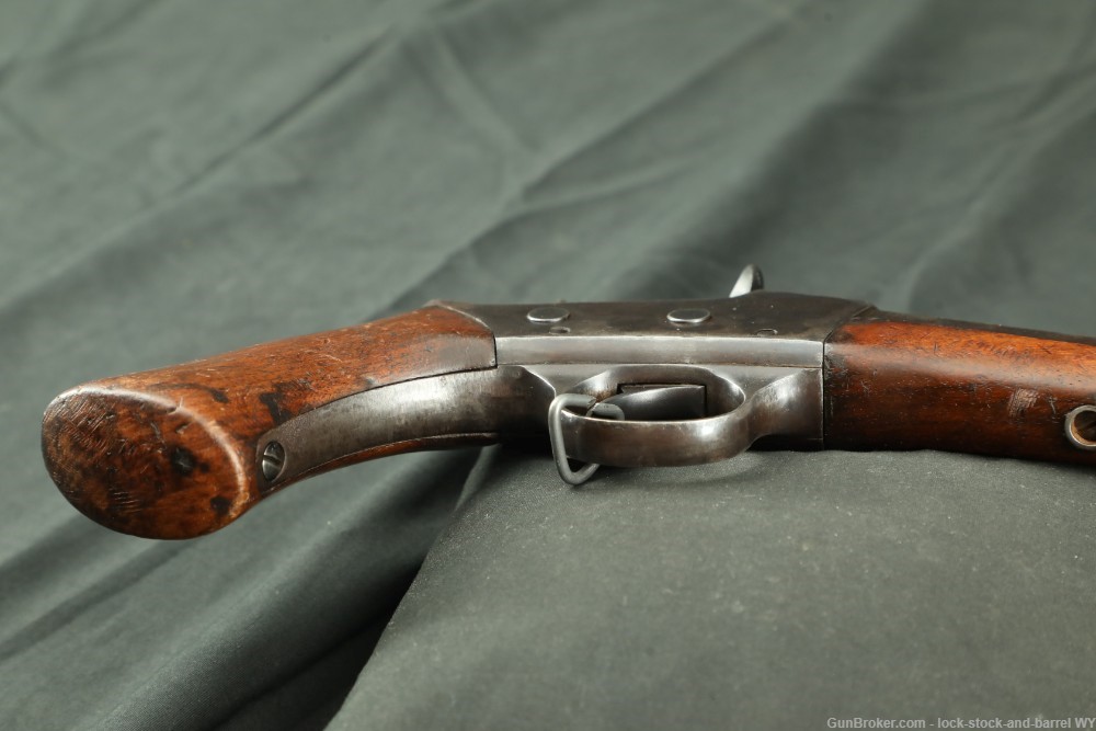 Remington Model 1891 .22 Short, Long Rolling Block Target Pistol, Antique-img-9