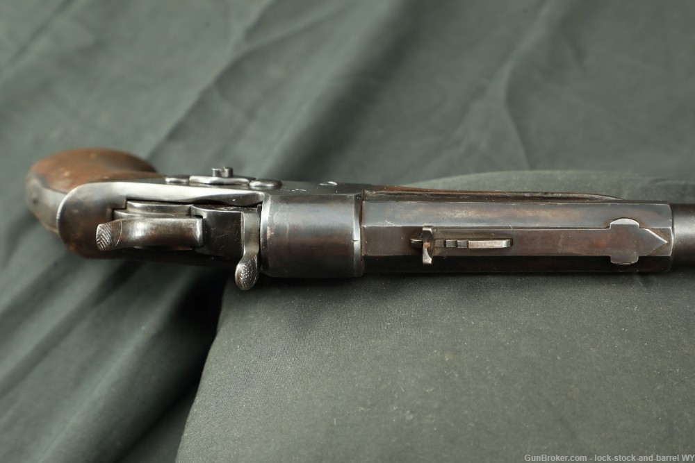 Remington Model 1891 .22 Short, Long Rolling Block Target Pistol, Antique-img-7