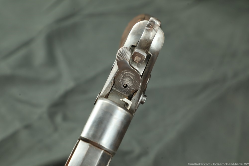 Remington Model 1891 .22 Short, Long Rolling Block Target Pistol, Antique-img-15