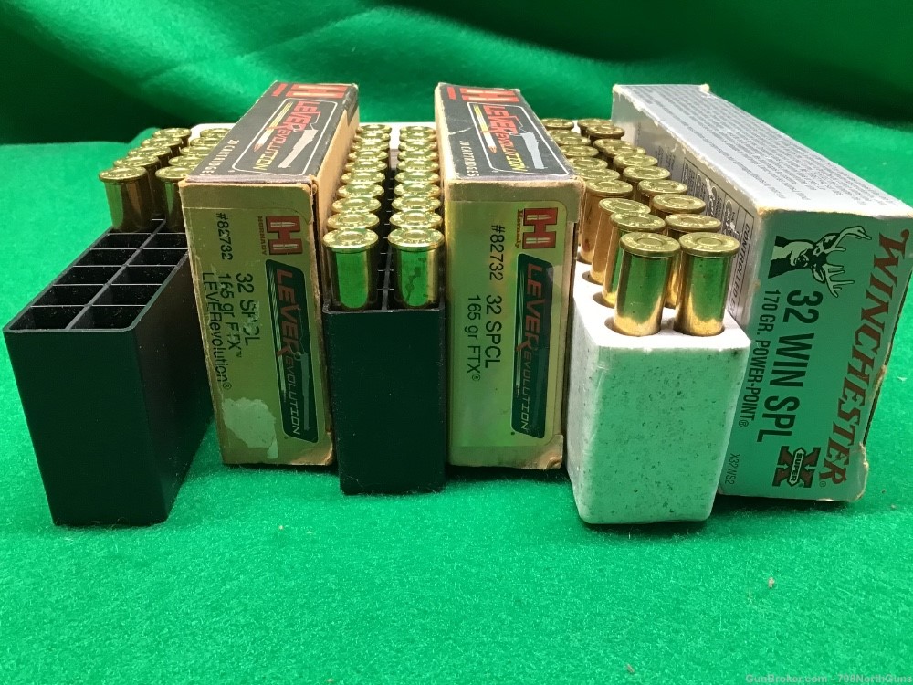 50rds 32 Winchester speacial ammo hornady leverevolution power point spl-img-0