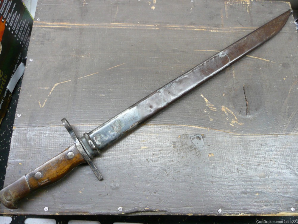 Japanese Type 30 Arisaka Training Bayonet & Scabbard  (R985) -img-11